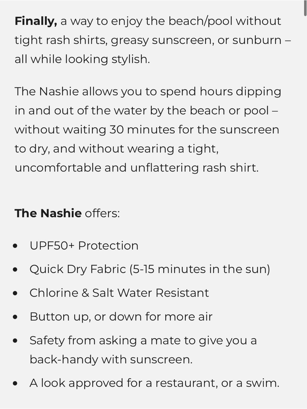 Nashie Swim Shirts - Multiple Colorways - Picture 5 of 5
